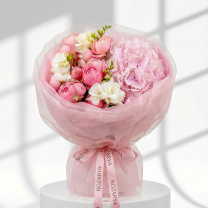 The Blush Hydrangea & Ranunculus Whisper