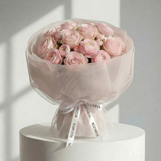 The Delicate Blush Ranunculus Bouquet