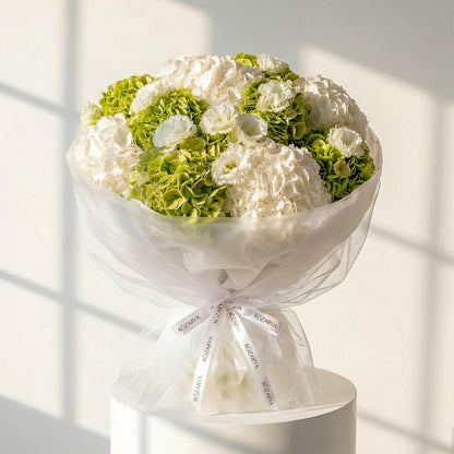 The Green & White Hydrangea Serenity