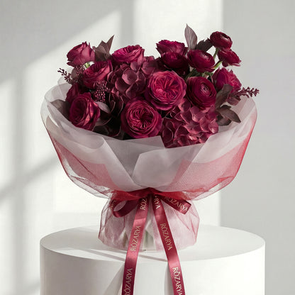 The Regal Plum Velvet Bouquet