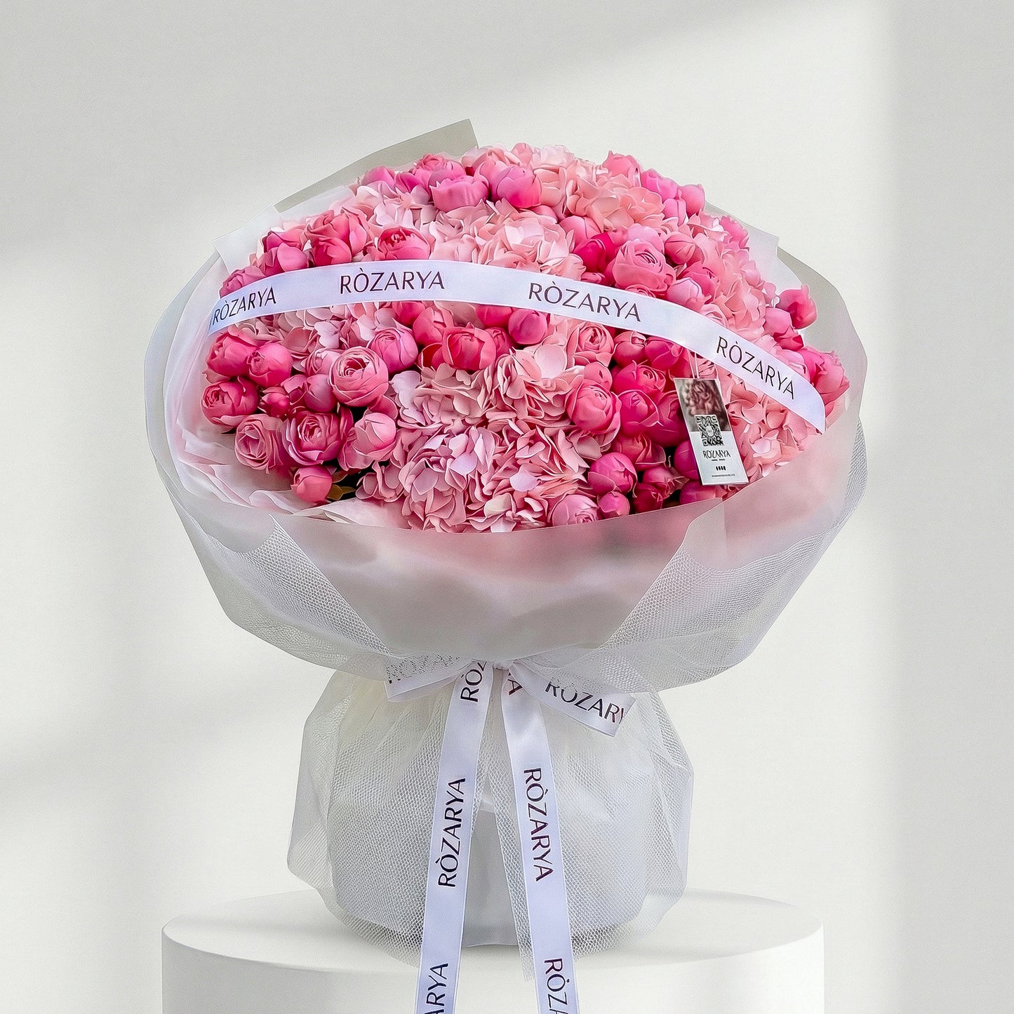 The Rosy Radiance: All-Pink Mixed Bouquet