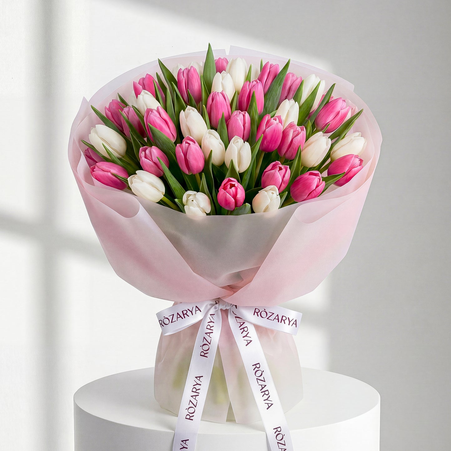 The Blush and Ivory Tulip Abundance